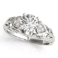 Vintage-Inspired Filigree Engagement Band