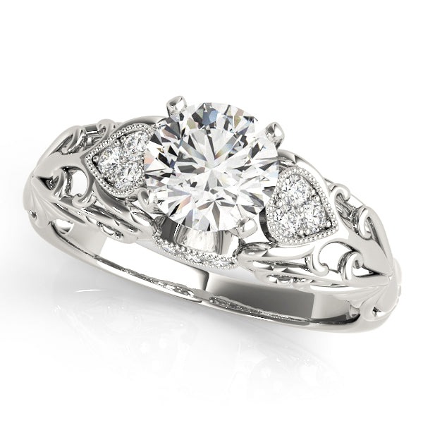 Vintage-Inspired Filigree Engagement Band