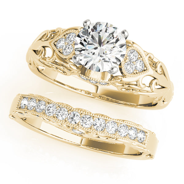 Vintage-Inspired Filigree Engagement Band