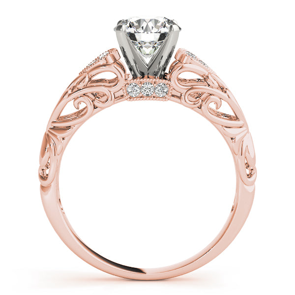 Vintage-Inspired Filigree Engagement Band