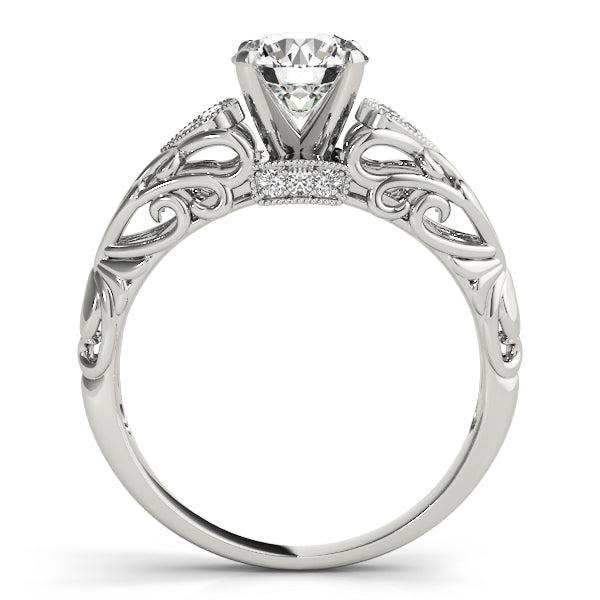 Vintage-Inspired Filigree Engagement Band