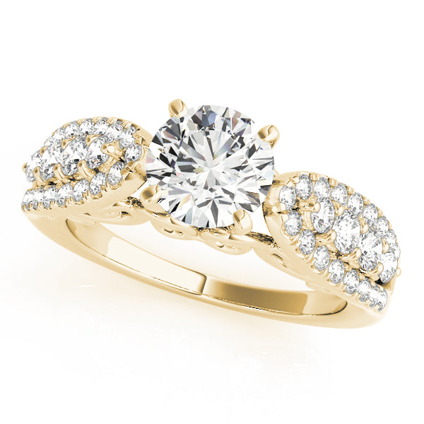 Vintage Multirow Engagement Ring