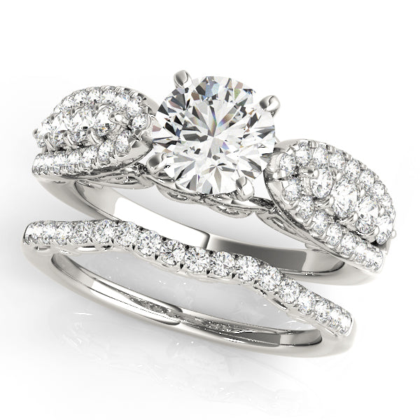 Vintage Multirow Engagement Ring