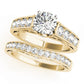 Single-Row Concealed Stone Engagement Ring