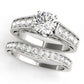 Single-Row Concealed Stone Engagement Ring