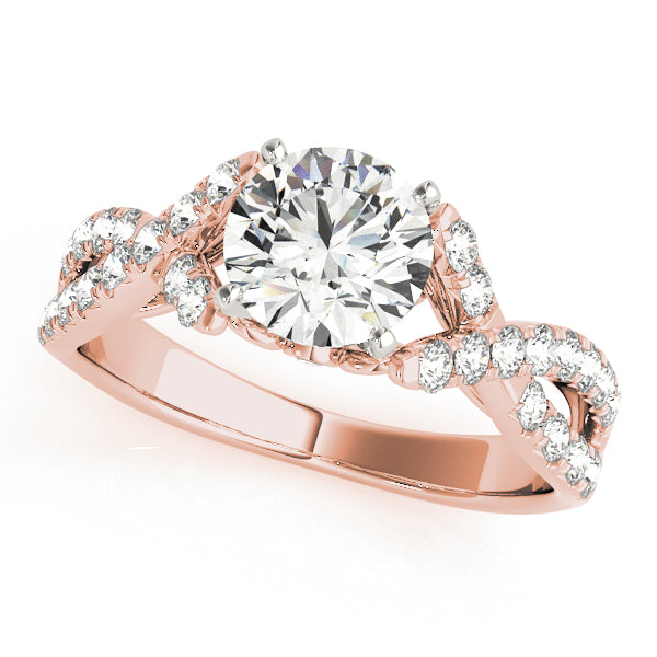 Twisted Multi Row Engagement Ring