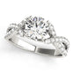 Twisted Multi Row Engagement Ring
