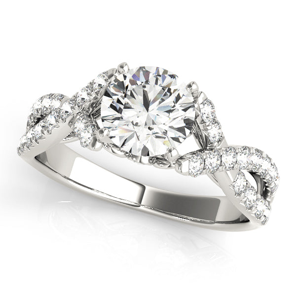 Twisted Multi Row Engagement Ring