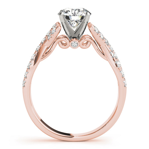 Twisted Multi Row Engagement Ring