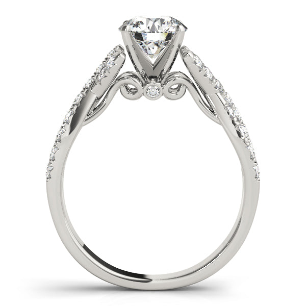 Twisted Multi Row Engagement Ring