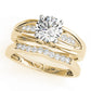 Single Row Prong Set Engagement Rings