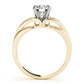 Single Row Prong Set Engagement Rings