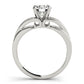 Single Row Prong Set Engagement Rings