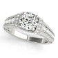 Antique Style Filigree Milgrain Engagement Rings