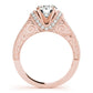 Antique Style Filigree Milgrain Engagement Rings