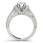 Antique Style Filigree Milgrain Engagement Rings