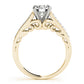 Single Row Prong In Channel Engagement Ring