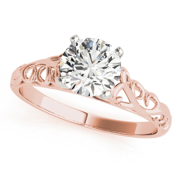 Vintage Inspired Solitaire Engagement Ring