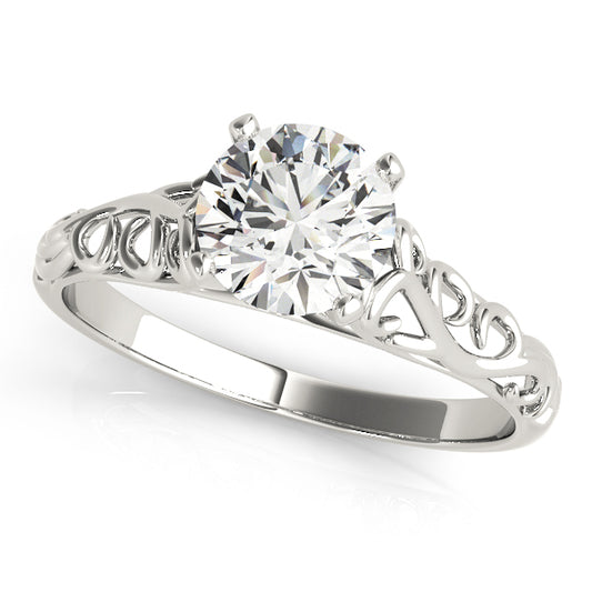 Vintage Inspired Solitaire Engagement Ring