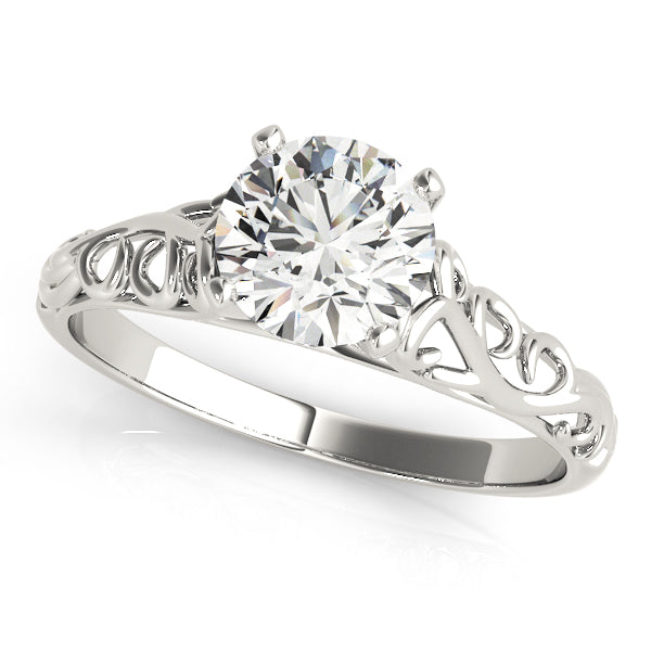 Vintage Inspired Solitaire Engagement Ring