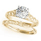 Vintage Inspired Solitaire Engagement Ring