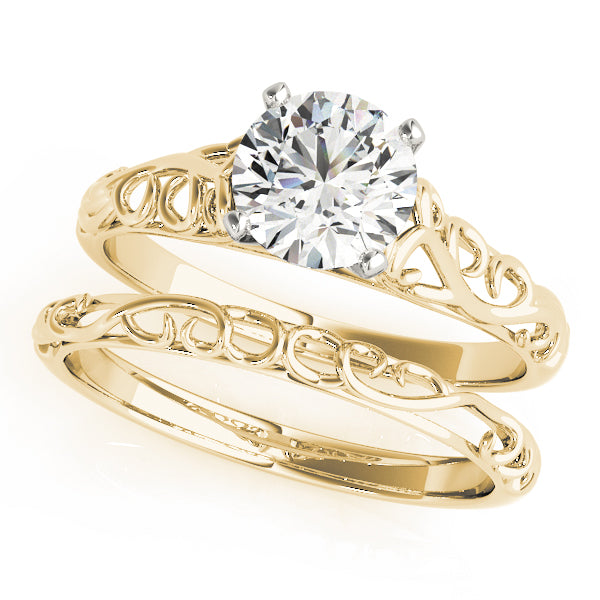 Vintage Inspired Solitaire Engagement Ring