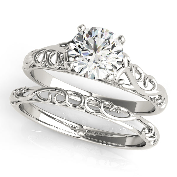 Vintage Inspired Solitaire Engagement Ring