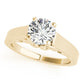 Cathedral Prong Set Engagement Ring
