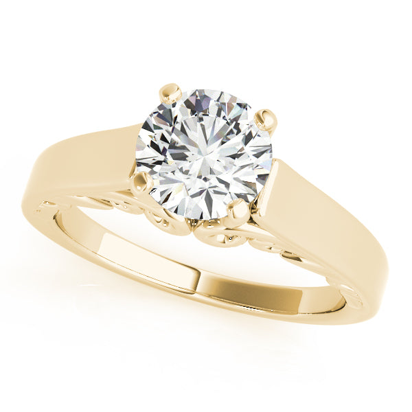 Cathedral Prong Set Engagement Ring
