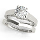 Cathedral Prong Set Engagement Ring