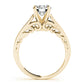 Cathedral Prong Set Engagement Ring