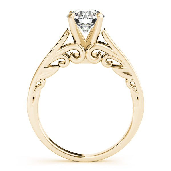 Cathedral Prong Set Engagement Ring