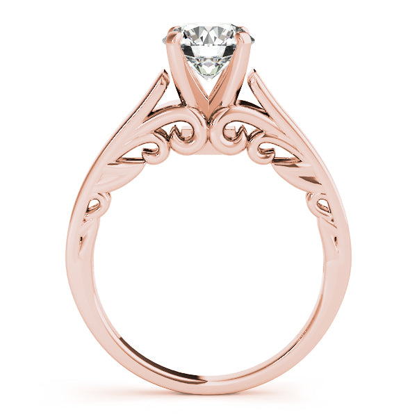 Cathedral Prong Set Engagement Ring