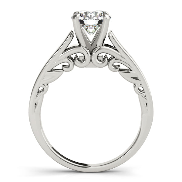 Cathedral Prong Set Engagement Ring