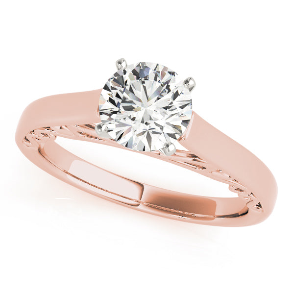 Solitaire Cathedral Engagement Ring