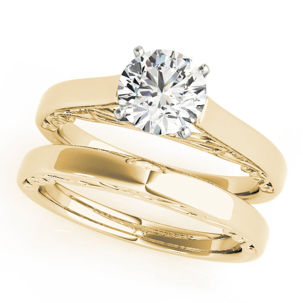 Solitaire Cathedral Engagement Ring