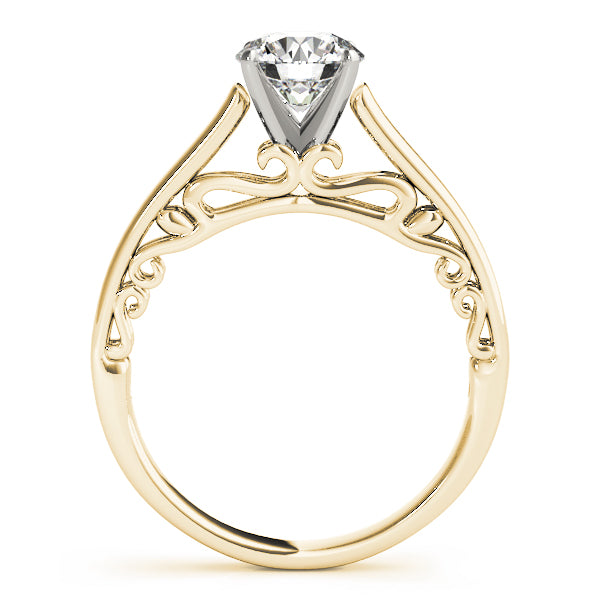 Solitaire Cathedral Engagement Ring