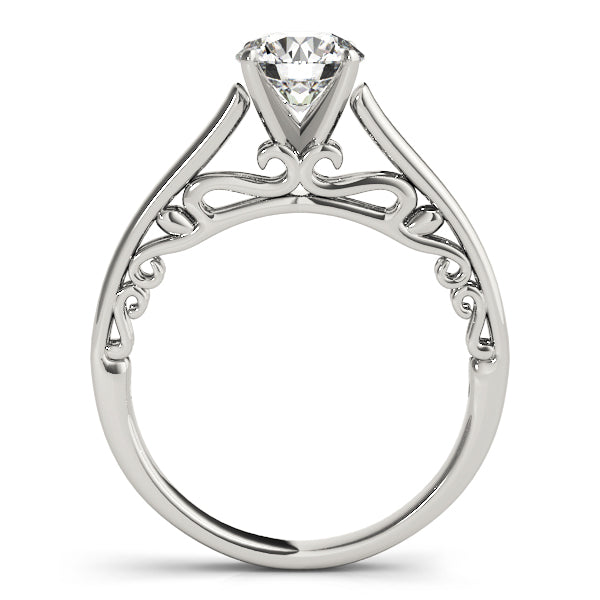 Solitaire Cathedral Engagement Ring