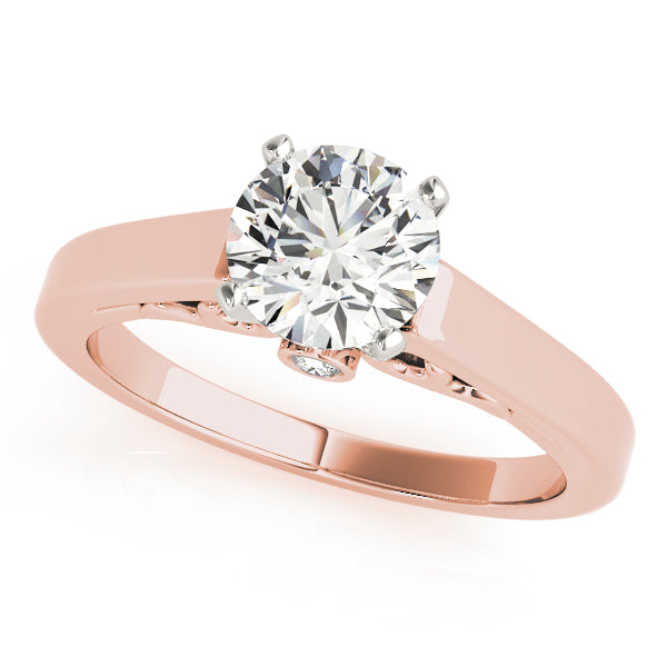 Solitaire Filigree Engagement Ring