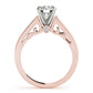 Solitaire Filigree Engagement Ring