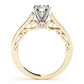 Solitaire Filigree Engagement Ring