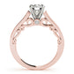 Solitaire Filigree Engagement Ring