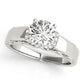 Vintage Filigree Halo Engagement Ring