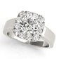 Round Halo Engagement Ring