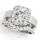 Round Halo Engagement Ring