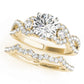 Twisting Diamond Engagement Ring