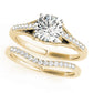 Classic Solitaire Accented Milgrain Engagement Ring