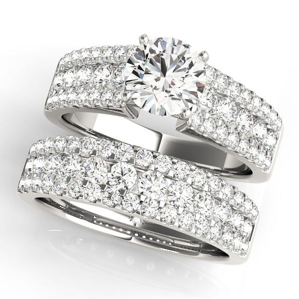 Multirow Engagement Ring