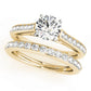 Channel Set Cathedral Engagement Ring