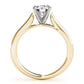 Channel Set Cathedral Engagement Ring